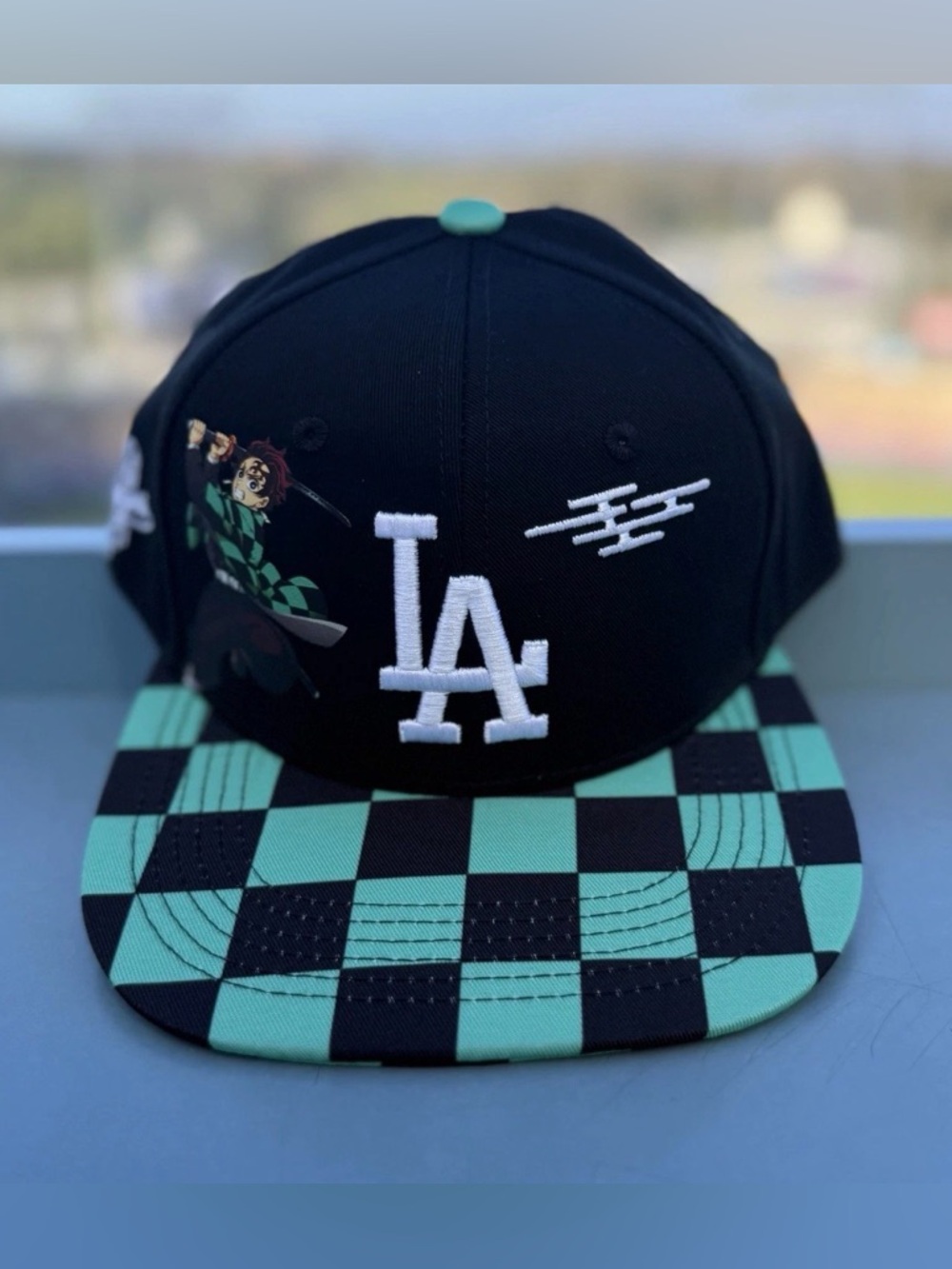 Demon Slayer x Dodger Collab Hat - 08/15/2025 Stadium Giveaway NOT WORN/NEW